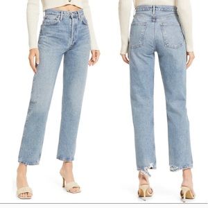 AGolde 90s Pinch Waist High Rise straight jeans